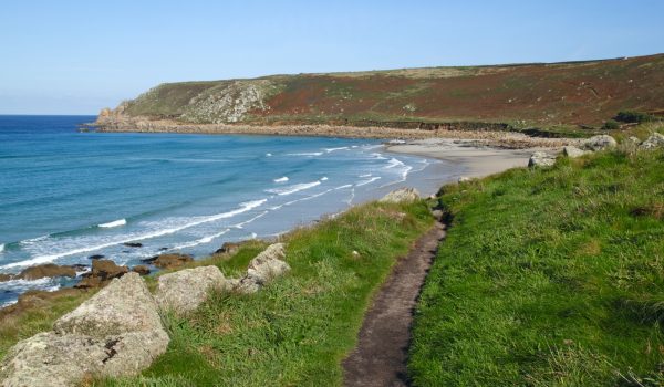 Cornwall Coast Path To Gwynver Beach