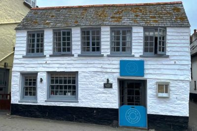 Exterior of Nathan Outlaws Fish Kitchen in Port Isaac
