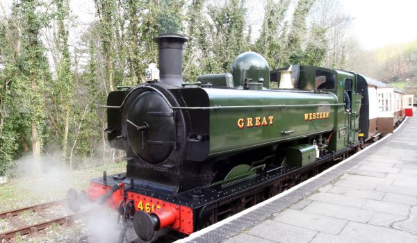 Steam Train at Bodmin and Wenford Railway