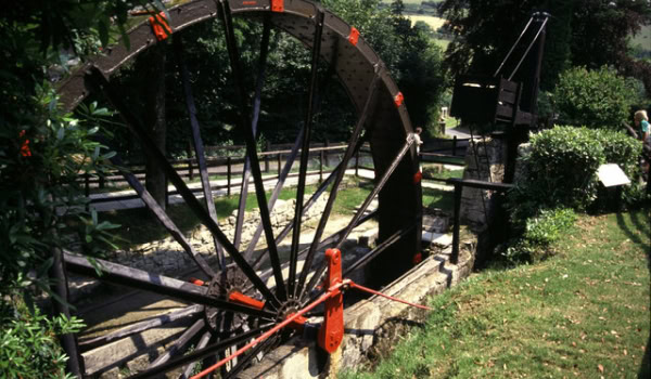 Wheal Martyn water wheel