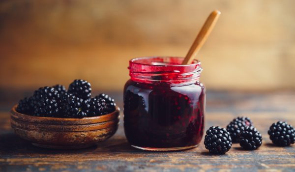 Homemade blackberry jam