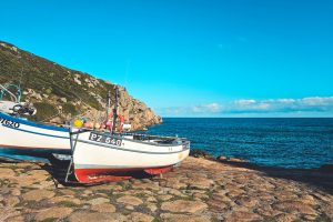 Fishing boats in Penberth Cove