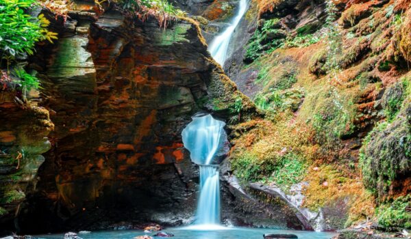 St Nectans Glen waterfall cornwall