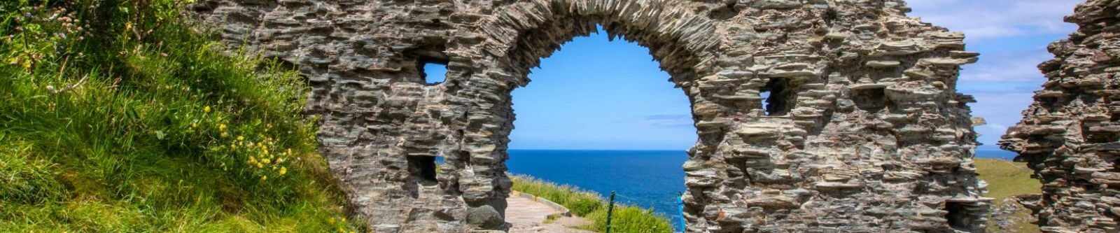 Tintagel Castle Doorway ruins